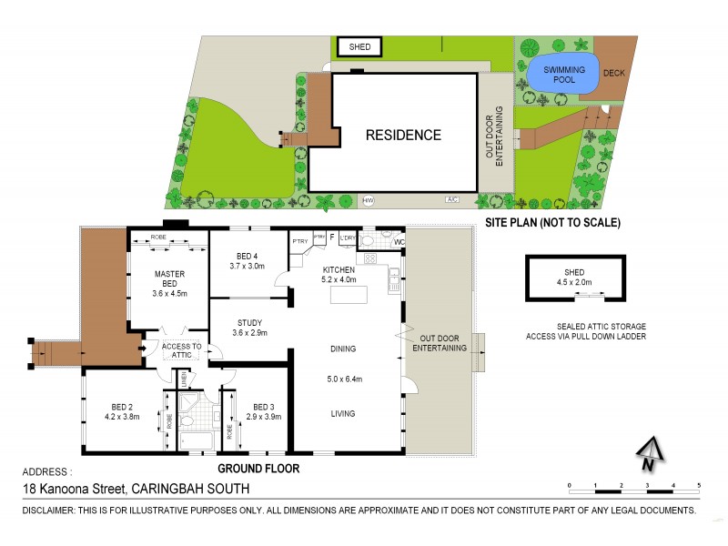 18 Kanoona Street, Caringbah South NSW 2229 Floorplan