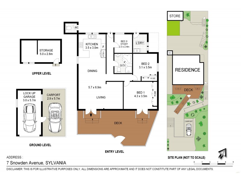 7 Snowden Avenue, Sylvania NSW 2224 Floorplan