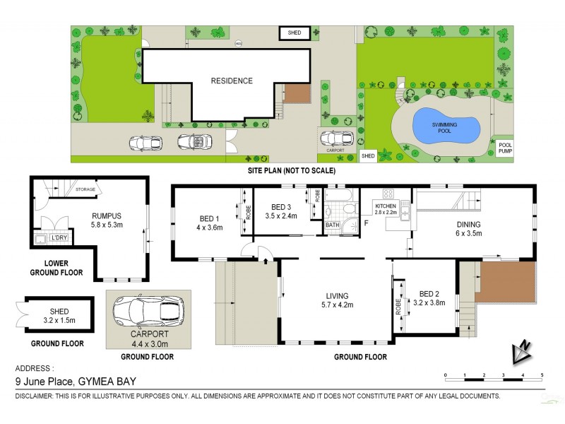 9 June Place, Gymea Bay NSW 2227 Floorplan