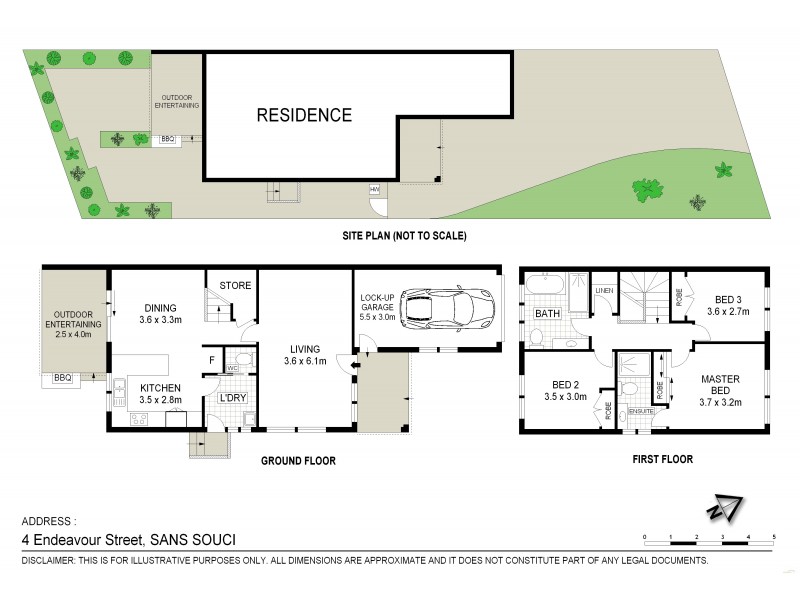 4 Endeavour Street, Sans Souci NSW 2219 Floorplan
