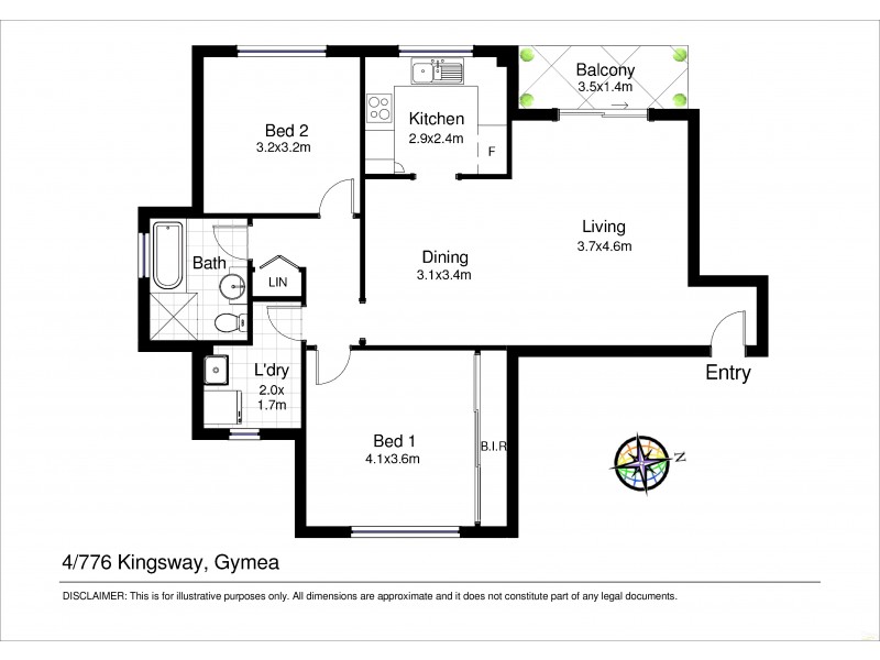 4/776 Kingsway, Gymea NSW 2227 Floorplan