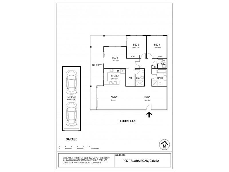 7/42 Talara Road, Gymea NSW 2227 Floorplan