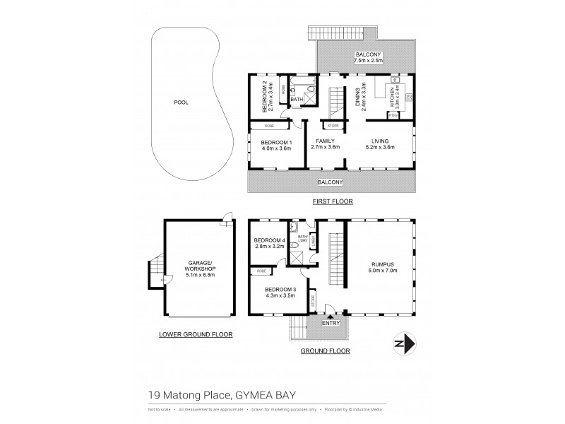 19 Matong Place, Gymea Bay NSW 2227 Floorplan