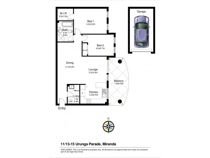 11/13-15 Urunga Parade, Miranda NSW 2228 Floorplan