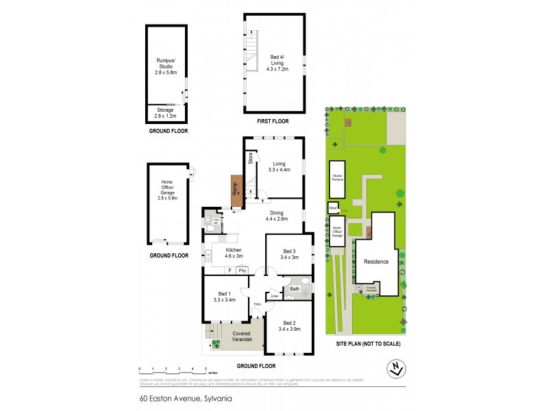 60 Easton Avenue, Sylvania NSW 2224 Floorplan