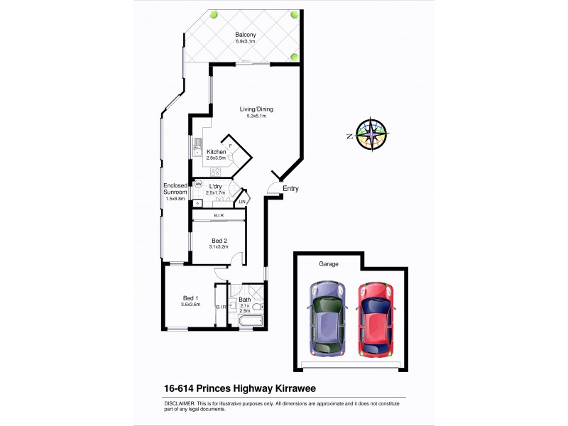 16/614  Princes Highway, Kirrawee NSW 2232 Floorplan