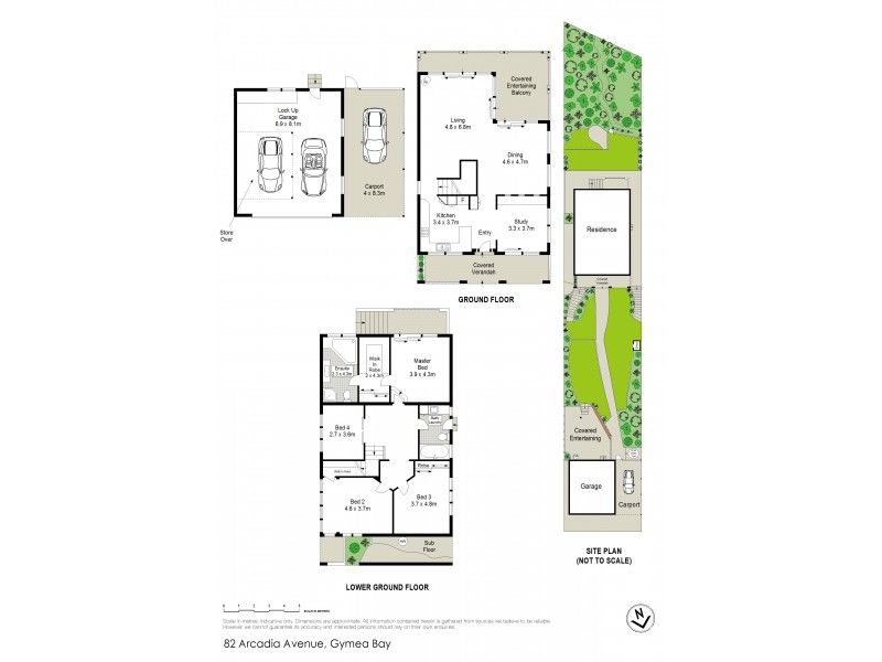 82 Arcadia Avenue, Gymea Bay NSW 2227 Floorplan