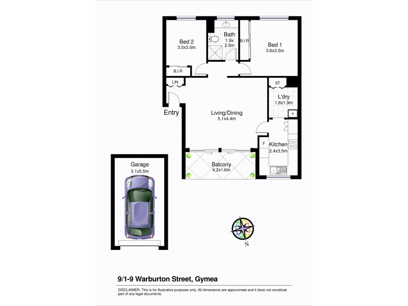 9/1-9 Warburton Street, Gymea NSW 2227 Floorplan