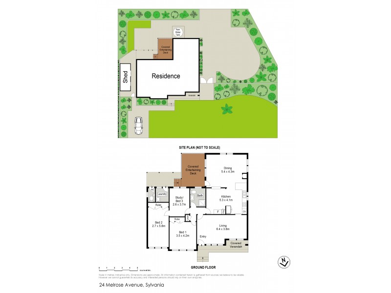 24 Melrose Avenue, Sylvania NSW 2224 Floorplan