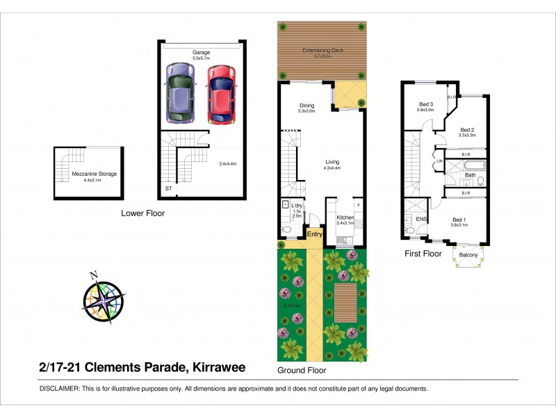 2/17-21 Clements Parade, Kirrawee NSW 2232 Floorplan