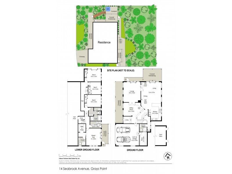 14 Seabrook Avenue, Grays Point NSW 2232 Floorplan