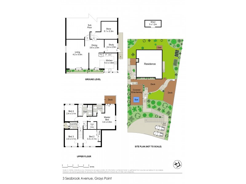 3 Seabrook Avenue, Grays Point NSW 2232 Floorplan