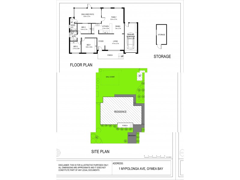 1 Mypolonga Avenue, Gymea Bay NSW 2227 Floorplan