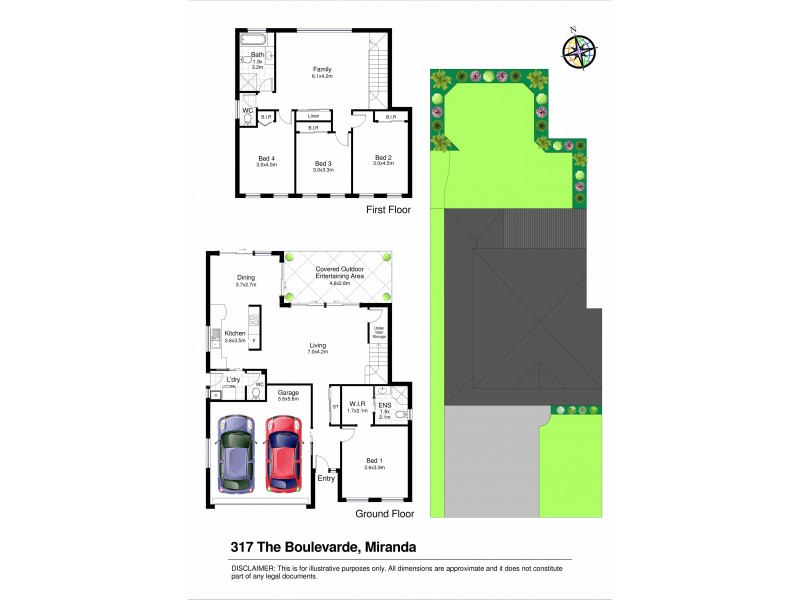 317 The Boulevarde, Miranda NSW 2228 Floorplan