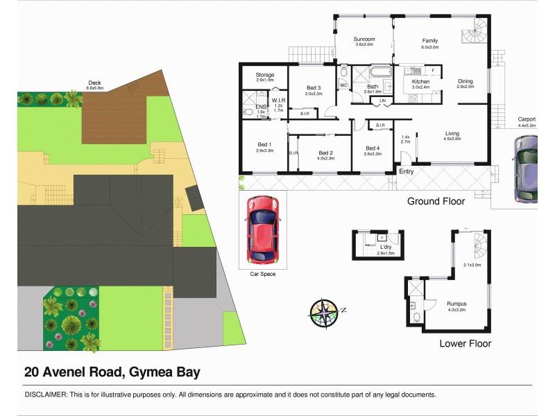 20 Avenel Road, Gymea Bay NSW 2227 Floorplan