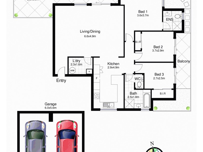 29/10-14 Warburton Street, Gymea NSW 2227 Floorplan