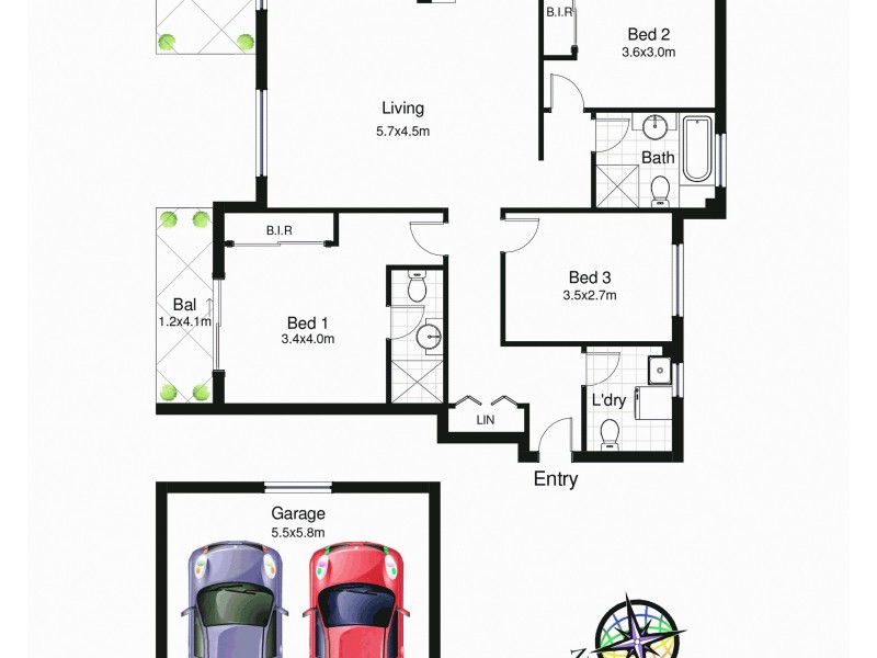 18/31-35 Premier Street, Gymea NSW 2227 Floorplan