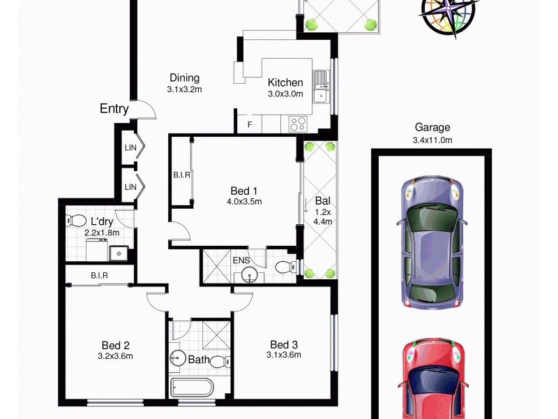 4/31-35 Premier Street, Gymea NSW 2227 Floorplan