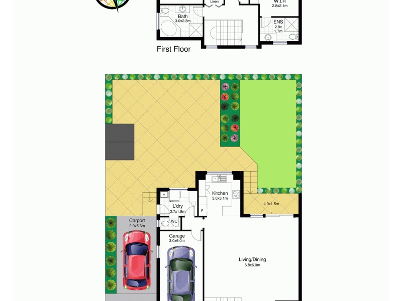 4/277 President Avenue, Miranda NSW 2228 Floorplan