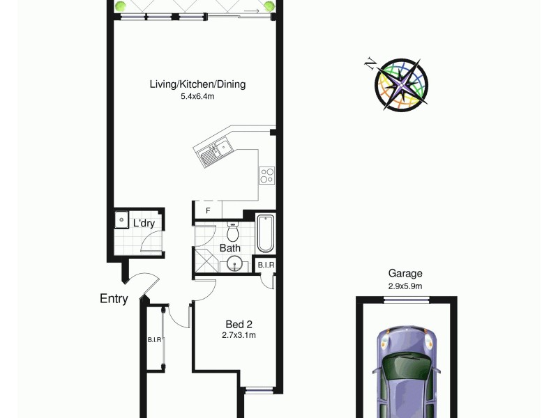 15/513-517 Kingsway, Miranda NSW 2228 Floorplan