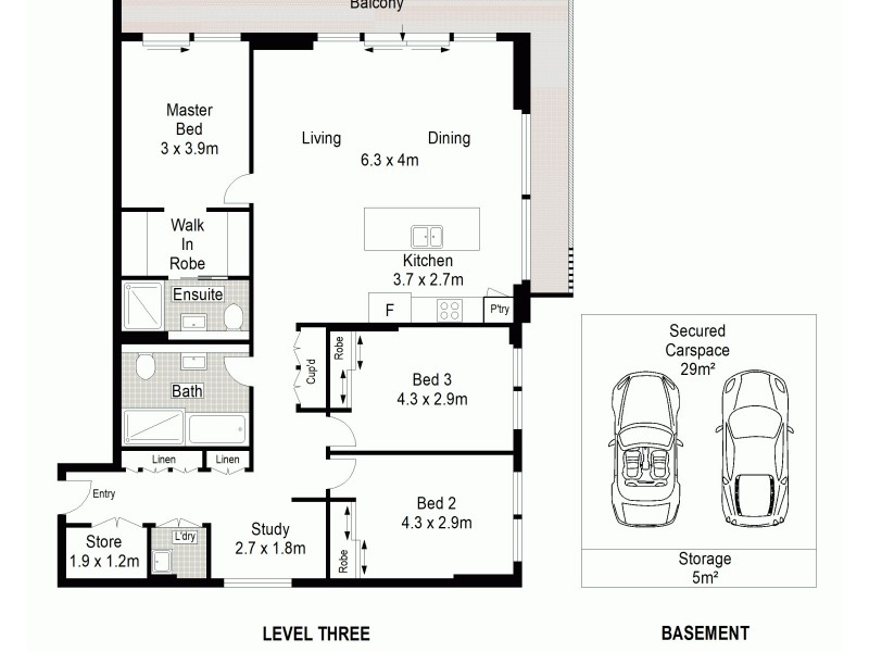 306/748-750 Kingsway, Gymea NSW 2227 Floorplan