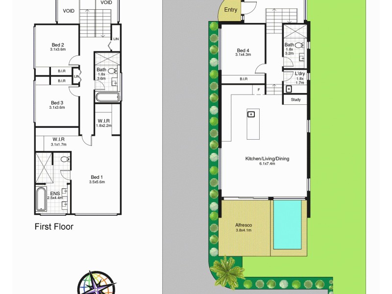 58B Bunarba Road, Gymea Bay NSW 2227 Floorplan