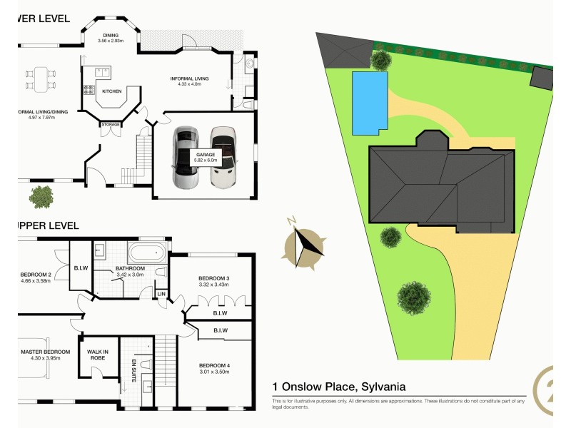 1  Onslow Place, Sylvania NSW 2224 Floorplan