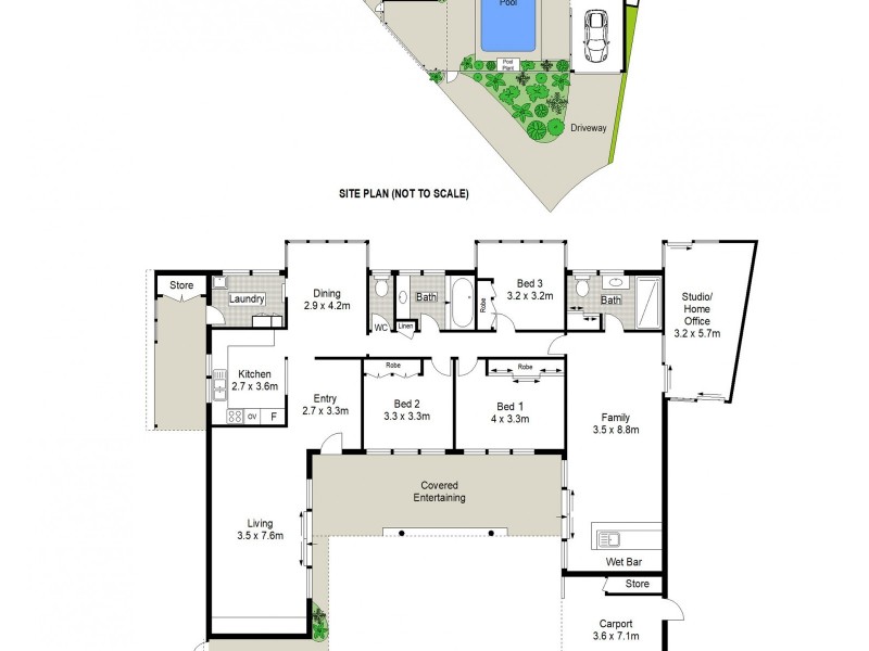 2 Fitzroy Place, Sylvania Waters NSW 2224 Floorplan