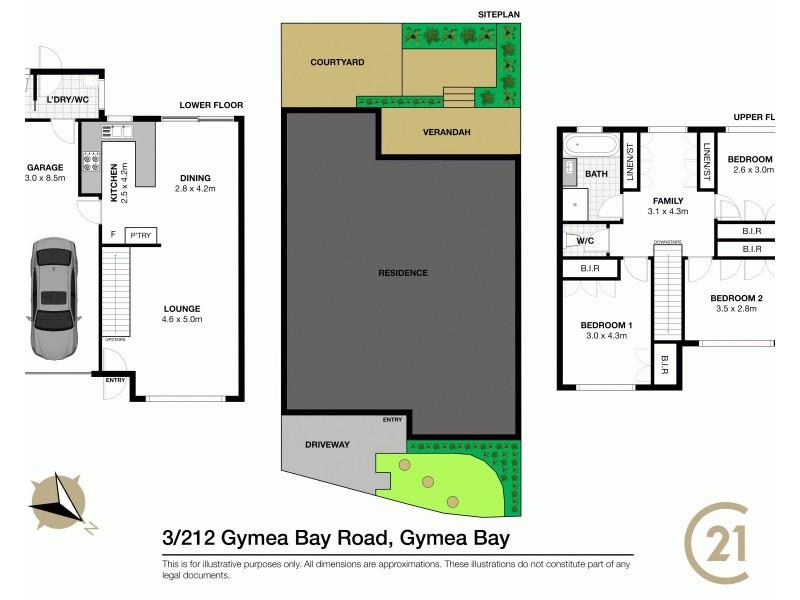 3/212 Gymea Bay Road, Gymea Bay NSW 2227 Floorplan