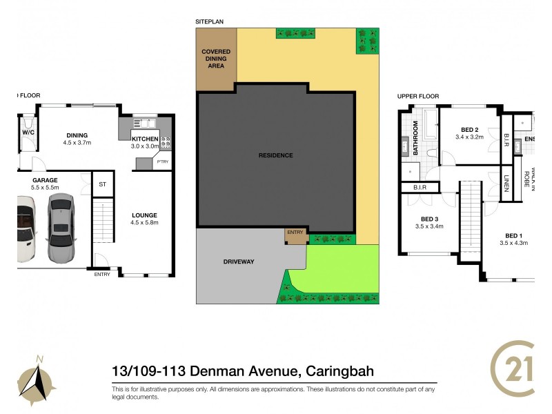 13/109-113 Denman Avenue, Caringbah NSW 2229 Floorplan