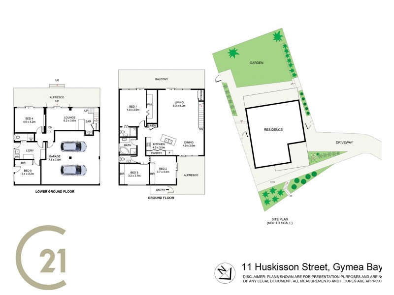 11 Huskisson Street, Gymea Bay NSW 2227 Floorplan
