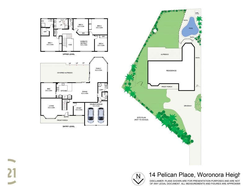14 Pelican Place, Woronora Heights NSW 2233 Floorplan