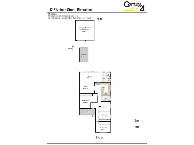 42 Elizabeth Street, Riverstone NSW 2765 Floorplan