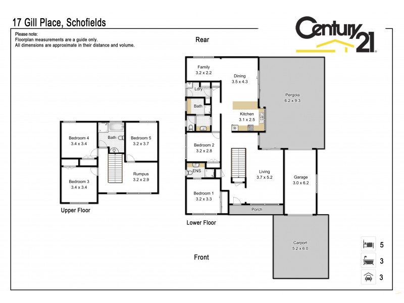 17 Gill Place, Schofields NSW 2762 Floorplan