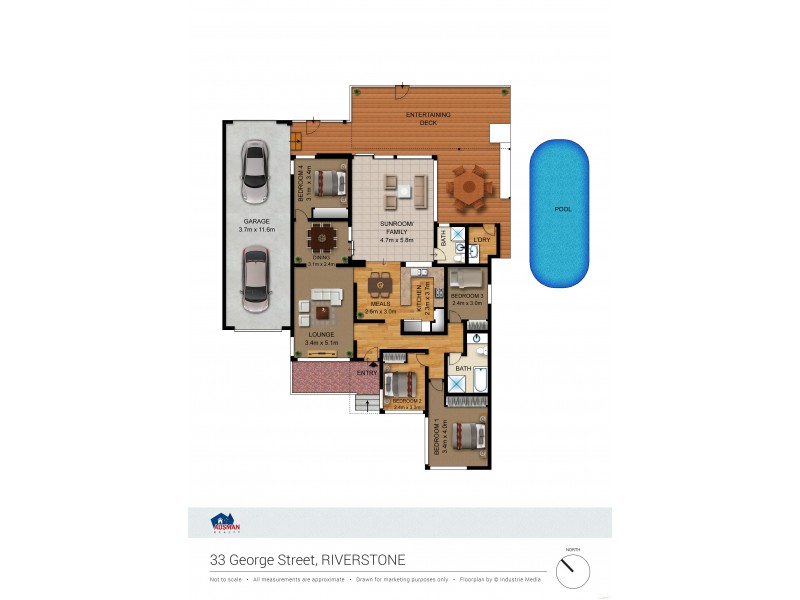 33 George Street, Riverstone NSW 2765 Floorplan