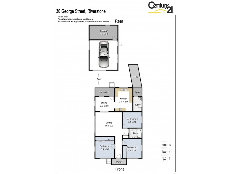 30 George street, Riverstone NSW 2765 Floorplan