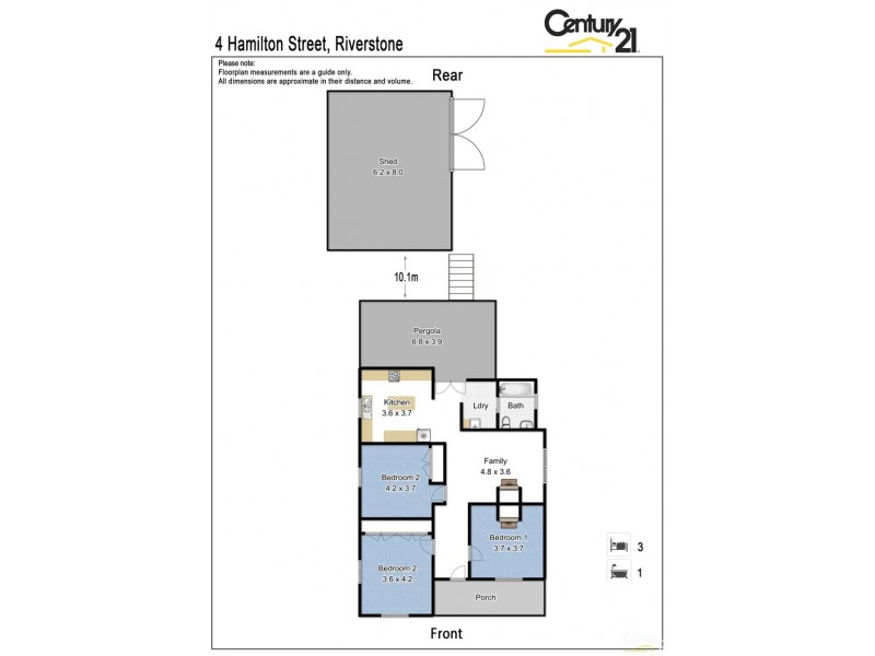 4  Hamilton St, Riverstone NSW 2765 Floorplan