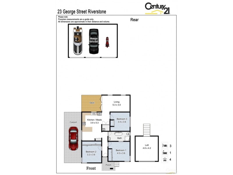 23 George street, Riverstone NSW 2765 Floorplan
