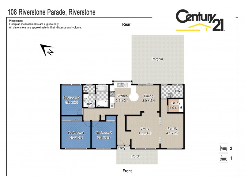 108 Riverstone pde, Riverstone NSW 2765 Floorplan