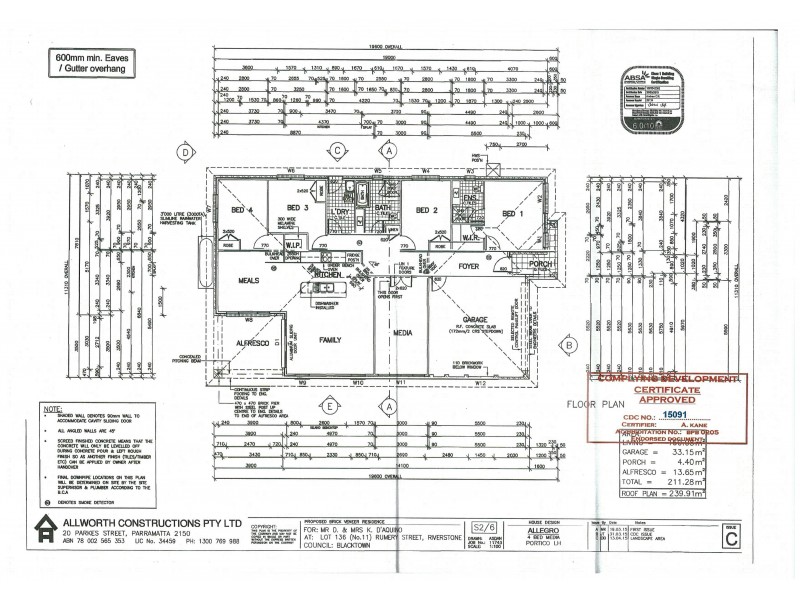 11 Rumery Street, Riverstone NSW 2765 Floorplan