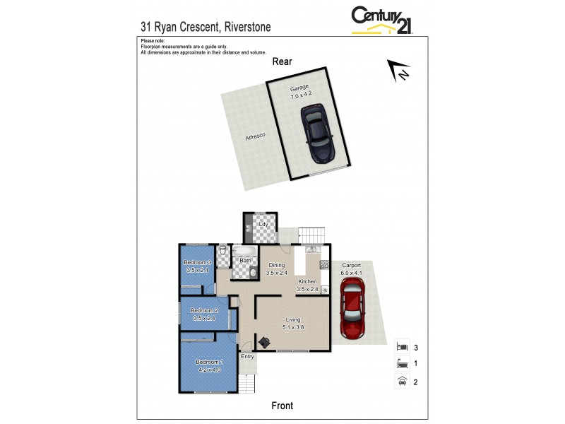 31 Ryan Cres, Riverstone NSW 2765 Floorplan