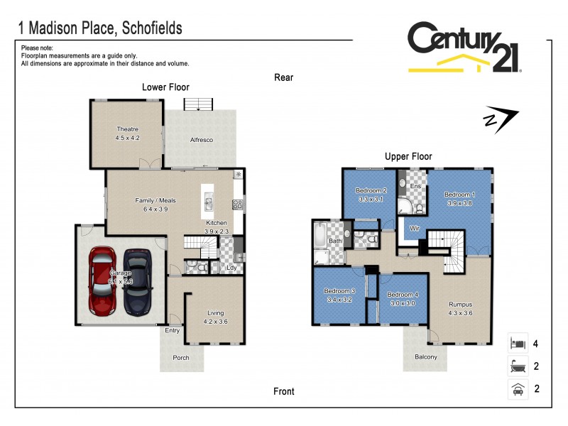 1  Madison Place, Schofields NSW 2762 Floorplan