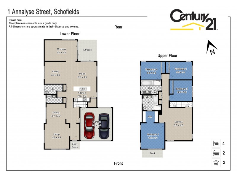 1 ANNALYSE STREET, Schofields NSW 2762 Floorplan