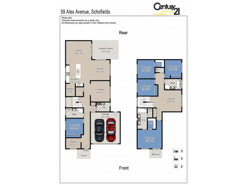 59 Alex Avenue, Schofields NSW 2762 Floorplan