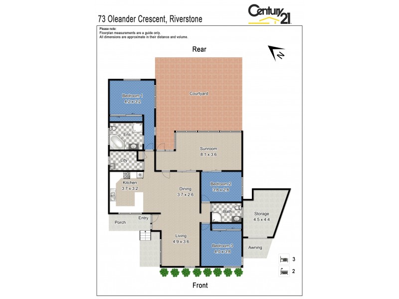 73 Oleander Cres, Riverstone NSW 2765 Floorplan