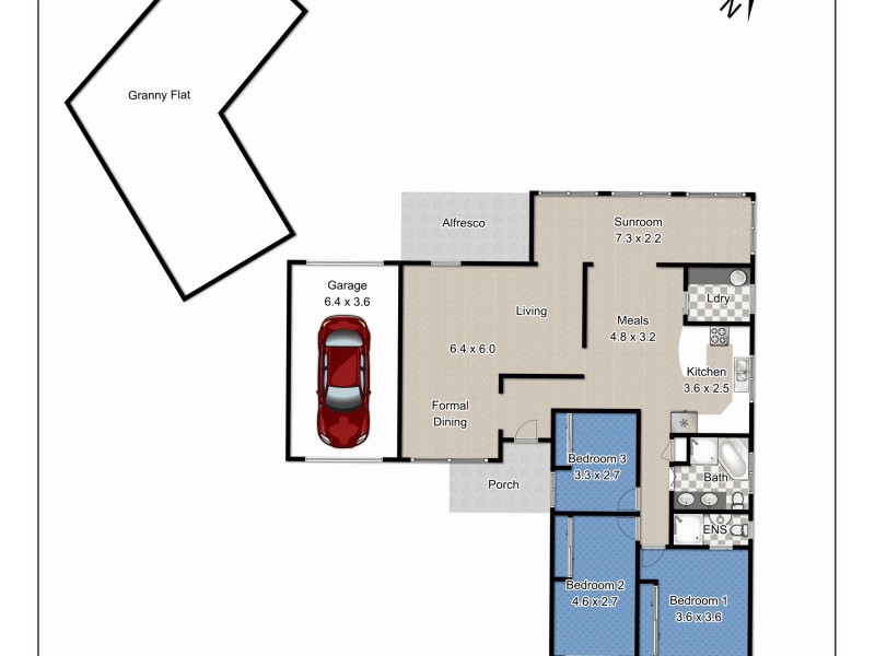 7 Taro Place, Quakers Hill NSW 2763 Floorplan