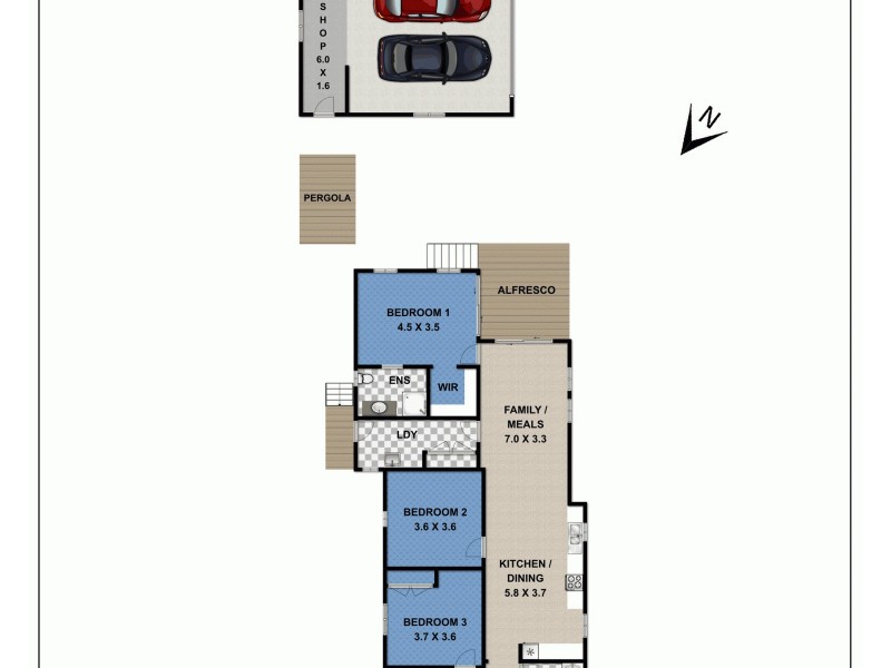39 Elizabeth street, Riverstone NSW 2765 Floorplan