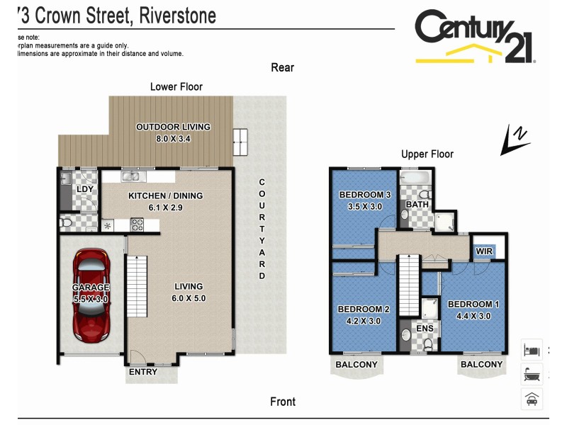 1/73 Crown Street, Riverstone NSW 2765 Floorplan