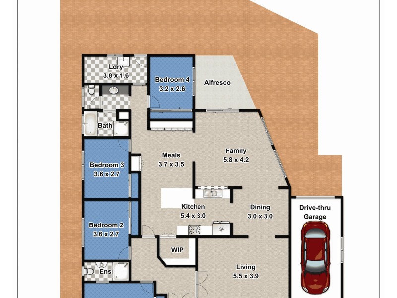 63 OLEANDER CRESCENT, Riverstone NSW 2765 Floorplan
