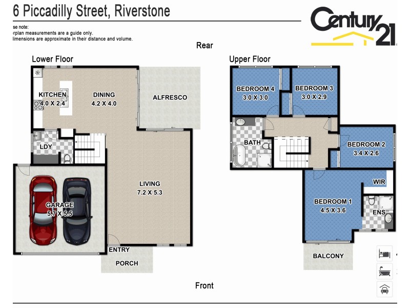 206 Piccadilly St, Riverstone NSW 2765 Floorplan